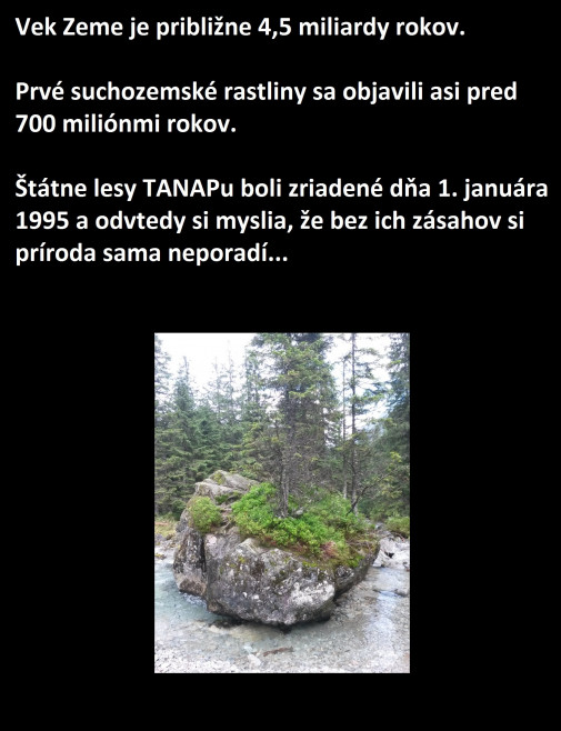 Štátne lesy TANAPu...